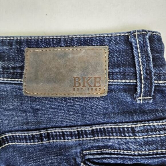Buckle BKE Mens Aiden Boot Stretch Jeans Highclere Dark Wash Phone Pocket 28x29 - Picture 7 of 16